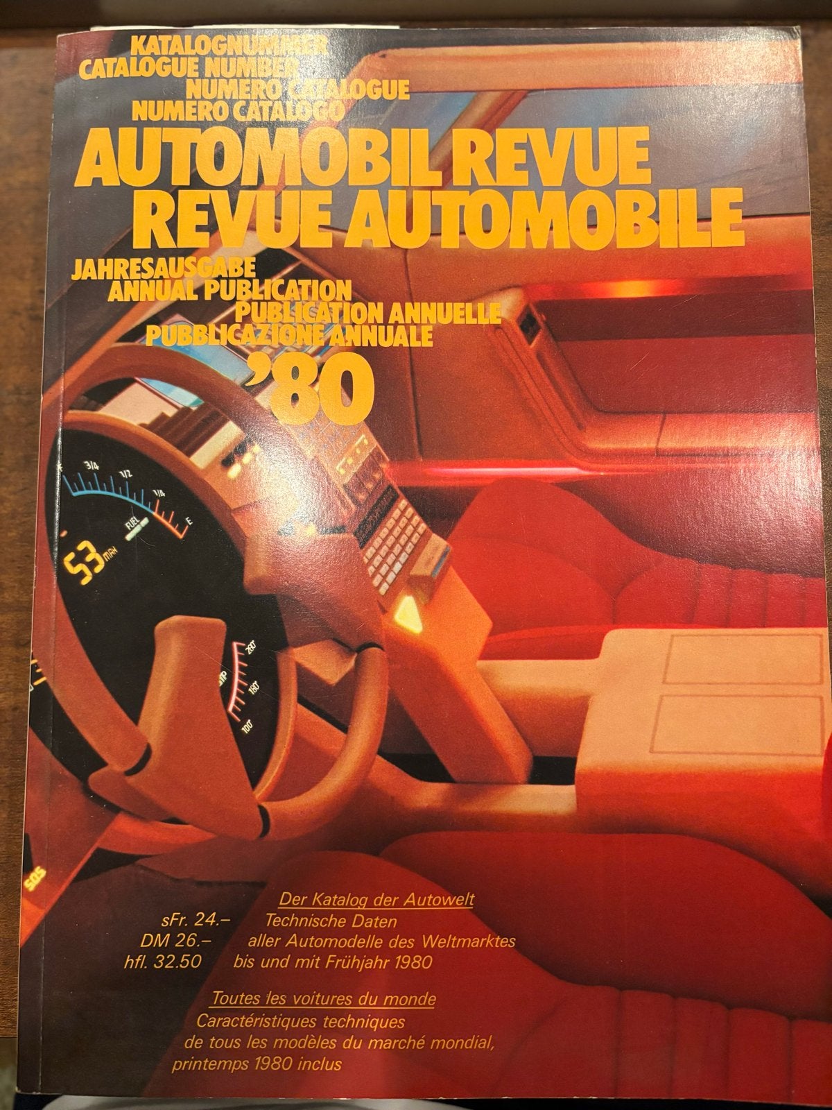Automobil Revue / Revue Automobile 1980 Jaarboek, Ophalen, Zo goed als nieuw, Algemeen