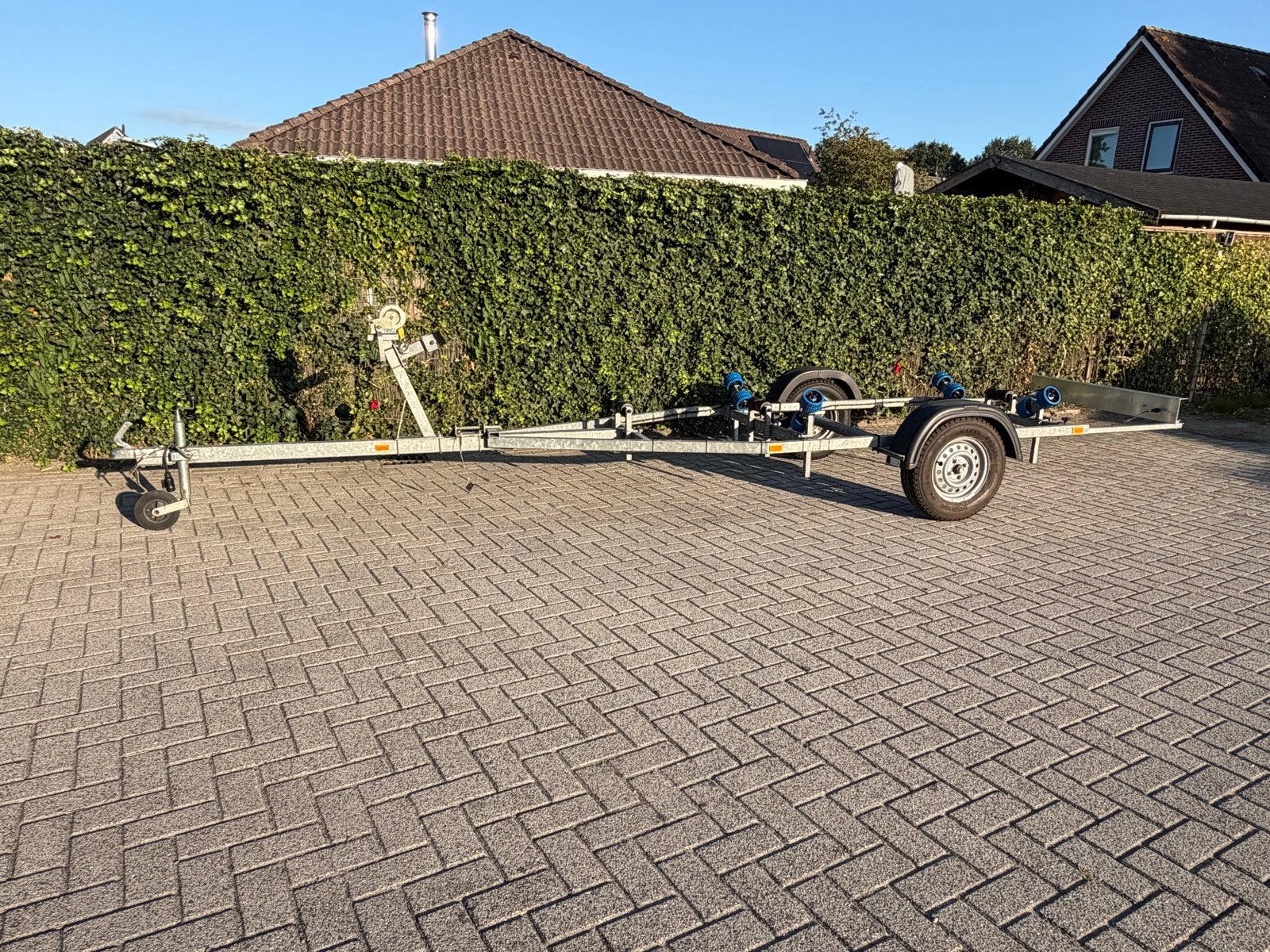 Kantel trailer boottrailer - Perfect voor uw boot, Auto diversen, Aanhangers en Bagagewagens, Ophalen, Gebruikt