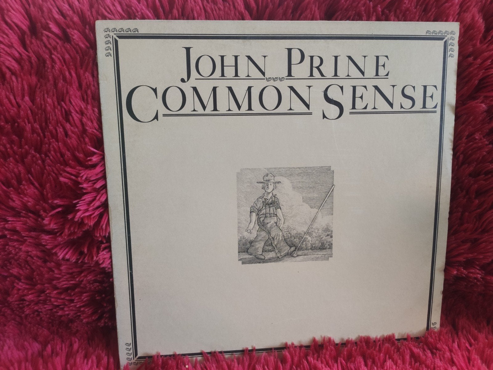 John Prine – Common Sense LP 1975 USA – Atlantic SD 18127, Gebruikt, Ophalen of Verzenden, Classic Rock, 12 inch