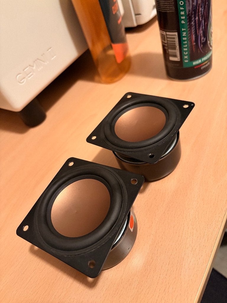 HiVi Swan B3S 3" Shielded Aluminum Driver, Audio, Tv en Foto, Luidsprekers, Gebruikt, 120 watt of meer, Front, Rear of Stereo speakers