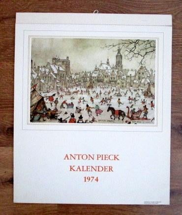 Anton Pieck Kalender 1974., Ophalen of Verzenden, Zo goed als nieuw