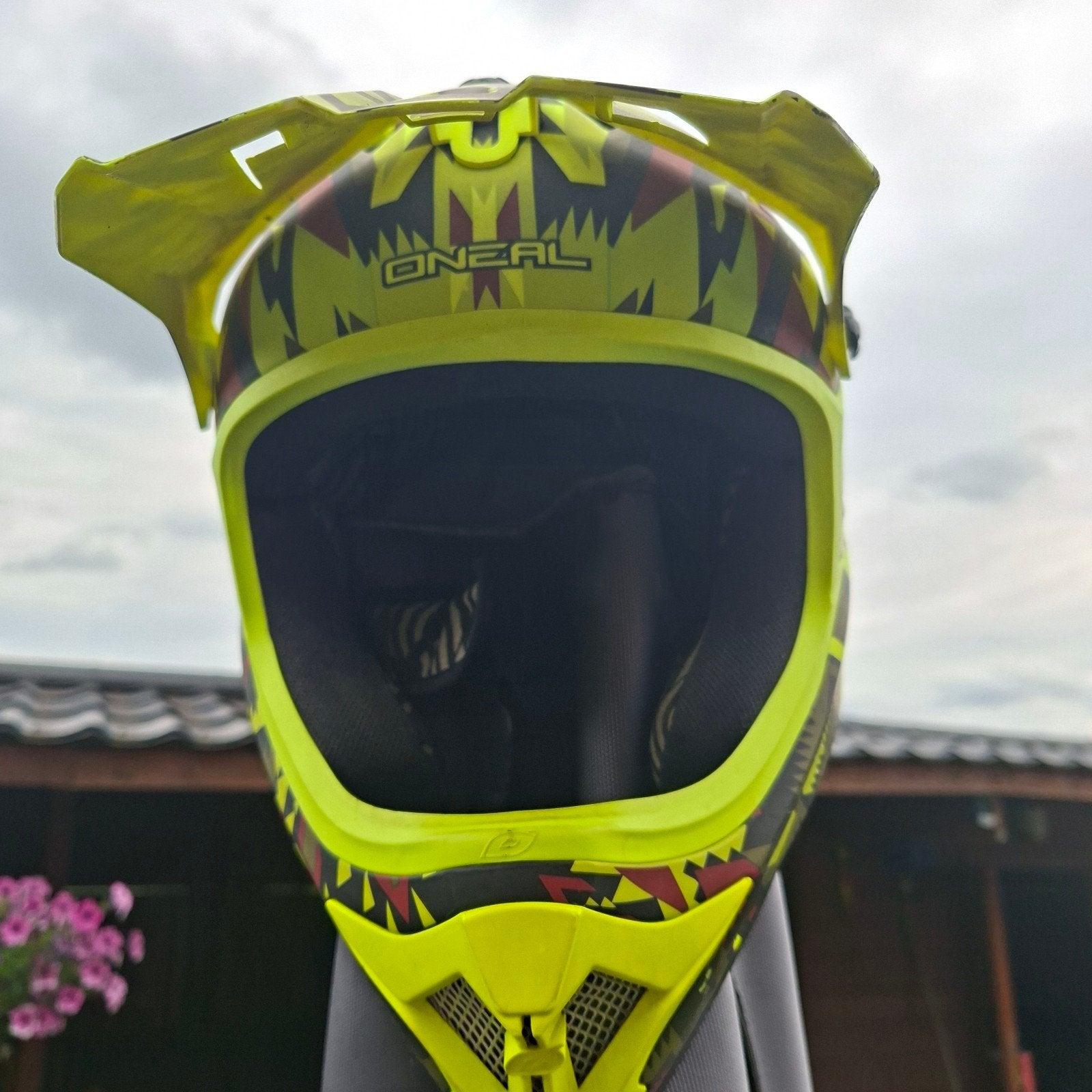 BMX Helm O'Neal Maat S - Geel/Zwart, S, Gebruikt, Ophalen of Verzenden, O'Neal