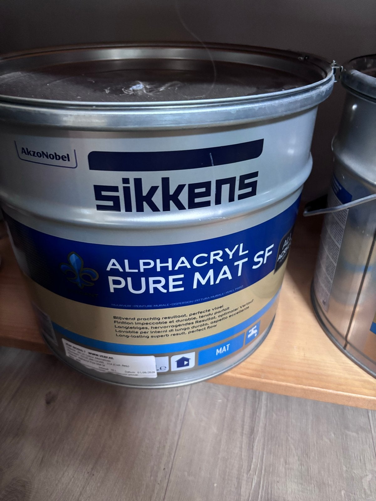 Sikkens Alphacryl Pure Mat SF Muurverf - Castell Pink (5L), Doe-het-zelf en Verbouw, Ophalen, 5 tot 10 liter, Beige, Verf