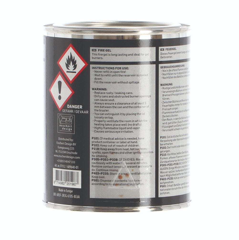 firegel in blikje 500ML  -ACTIE VAN €4,99 voor € 3,99-, Ophalen of Verzenden, Nieuw