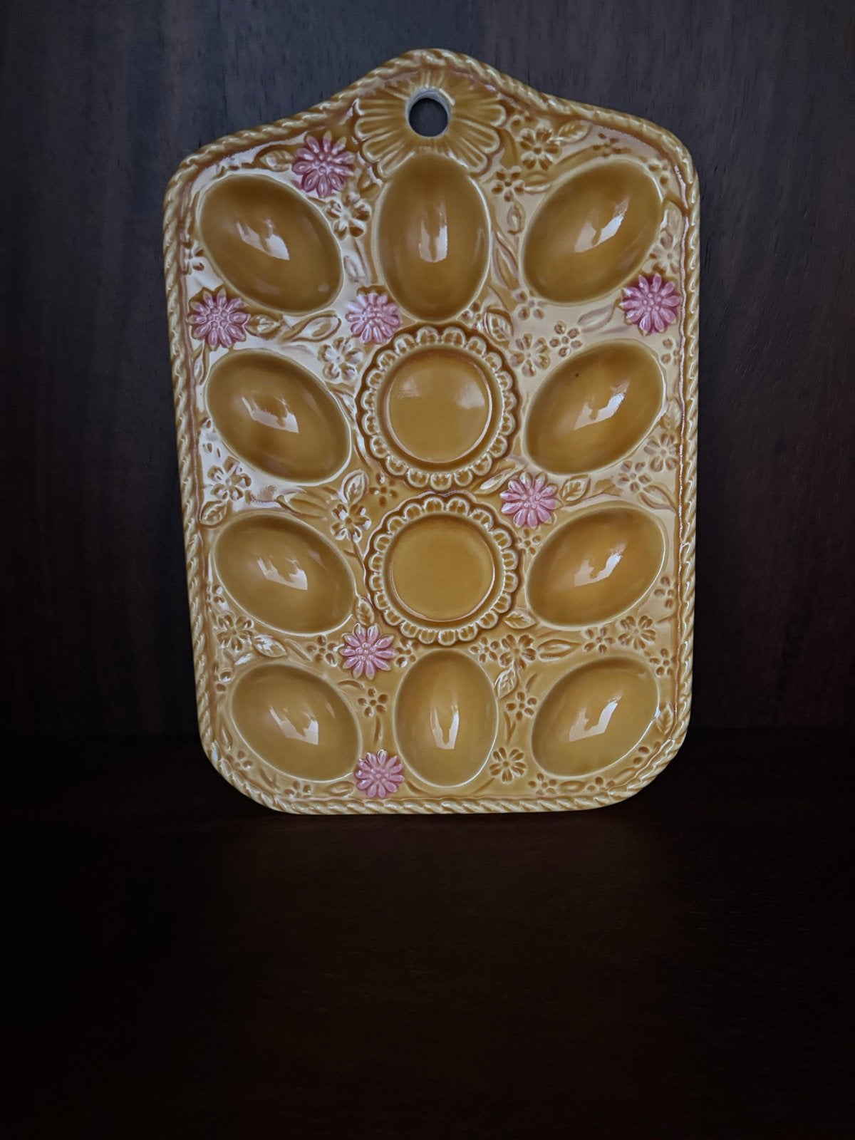 Vintage eierrekje/schaal, 17x24 cm, met lichte beschadiging, Ophalen of Verzenden