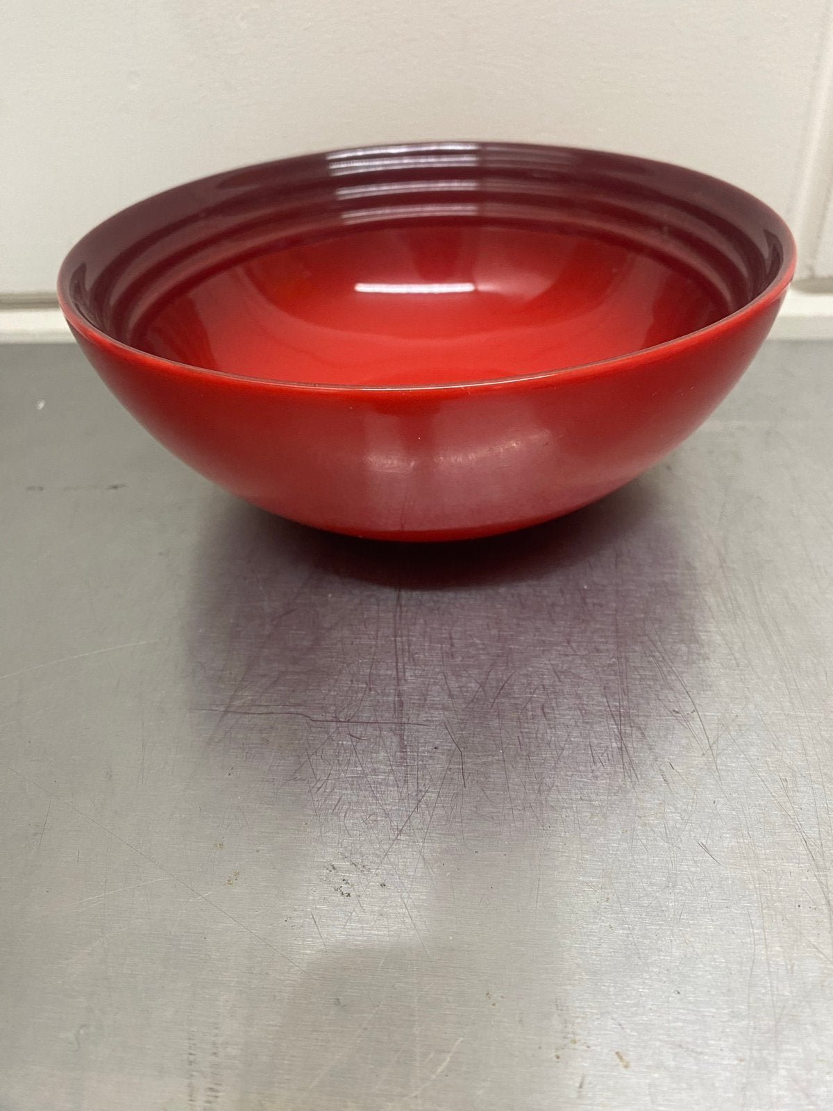Le Creuset Kom - Kersenrood - Ø 16 cm / 650 ml, Overige merken, Keramiek, Onbekend, Nieuw