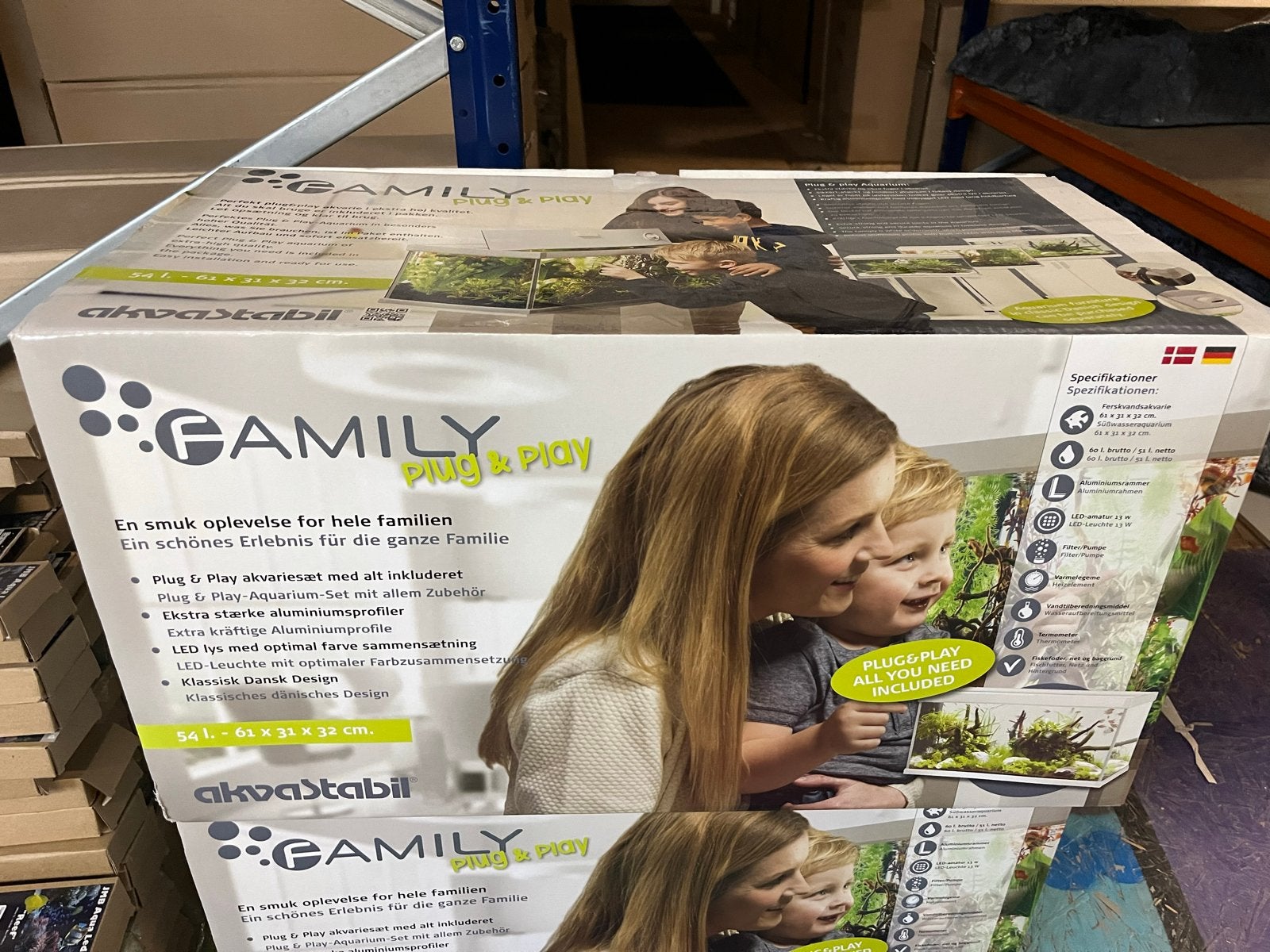 Akvastabil Family aquarium 54 liter NIEUW met onderkast!!, Ophalen, Leeg aquarium