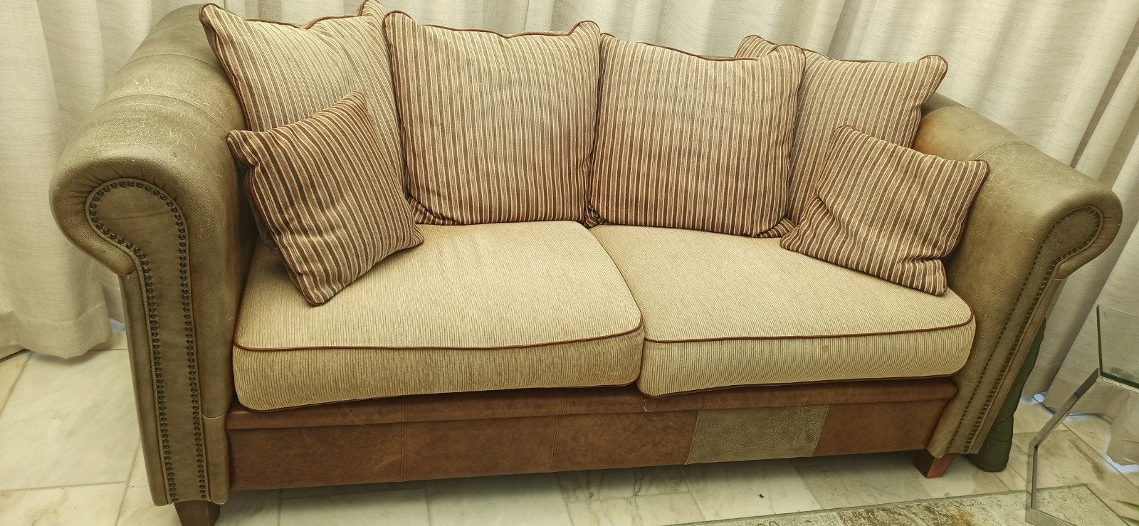 2 persoons bank., Ophalen, Gebruikt, 150 tot 200 cm, Tweepersoons