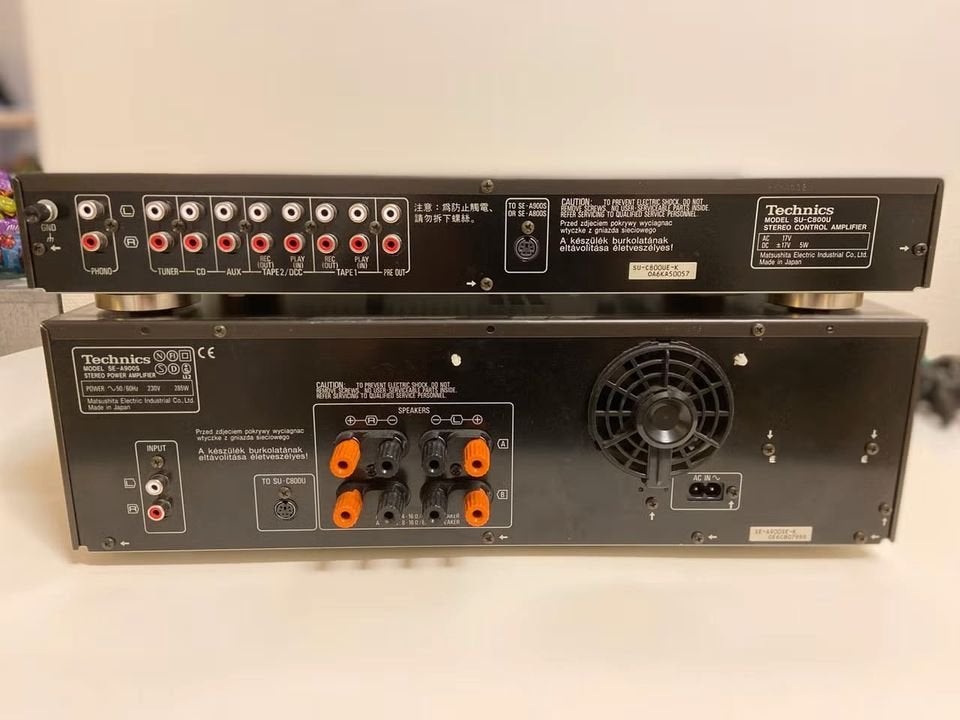 Technics SU-C800U SE-A900S, Ophalen of Verzenden, Zo goed als nieuw, Autotechniek, Technics