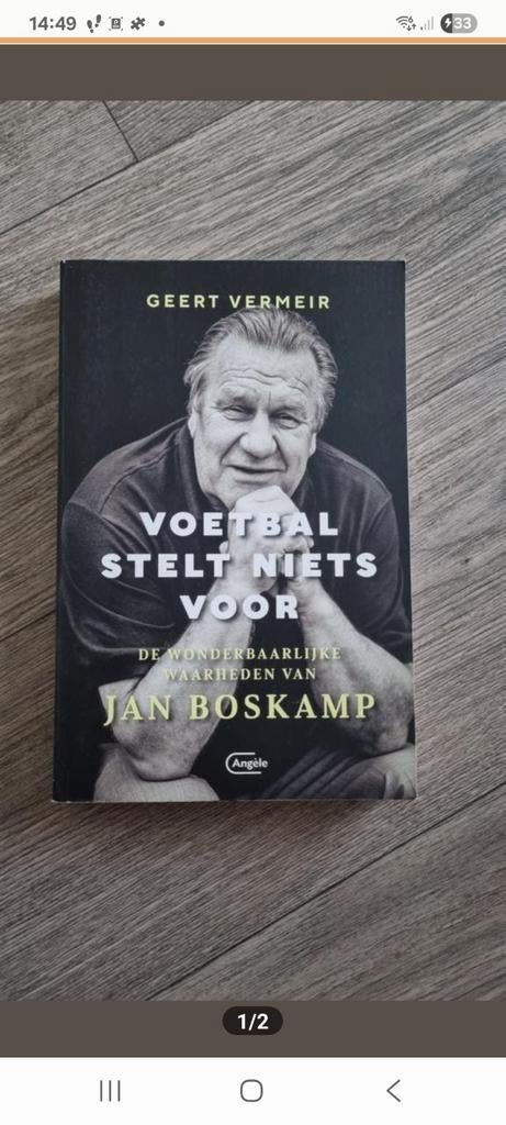 Voetbal stelt niets voor - Jan Boskamp (Boek), Ophalen of Verzenden, Gelezen, Geert Vermeir, Overige sporten