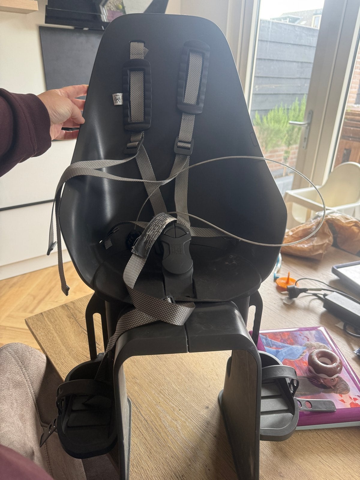 Urban Iki achterzitje met MIK bevestiging, Achterzitje, 9 t/m 18 kg, Ophalen of Verzenden, Gebruikt
