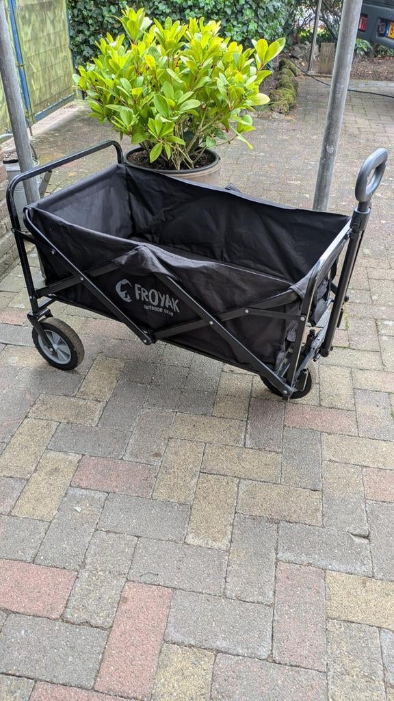 Opvouwbare bolderkar strandkar -prijs verlaagd-, Ophalen, Opvouwbaar, Zo goed als nieuw