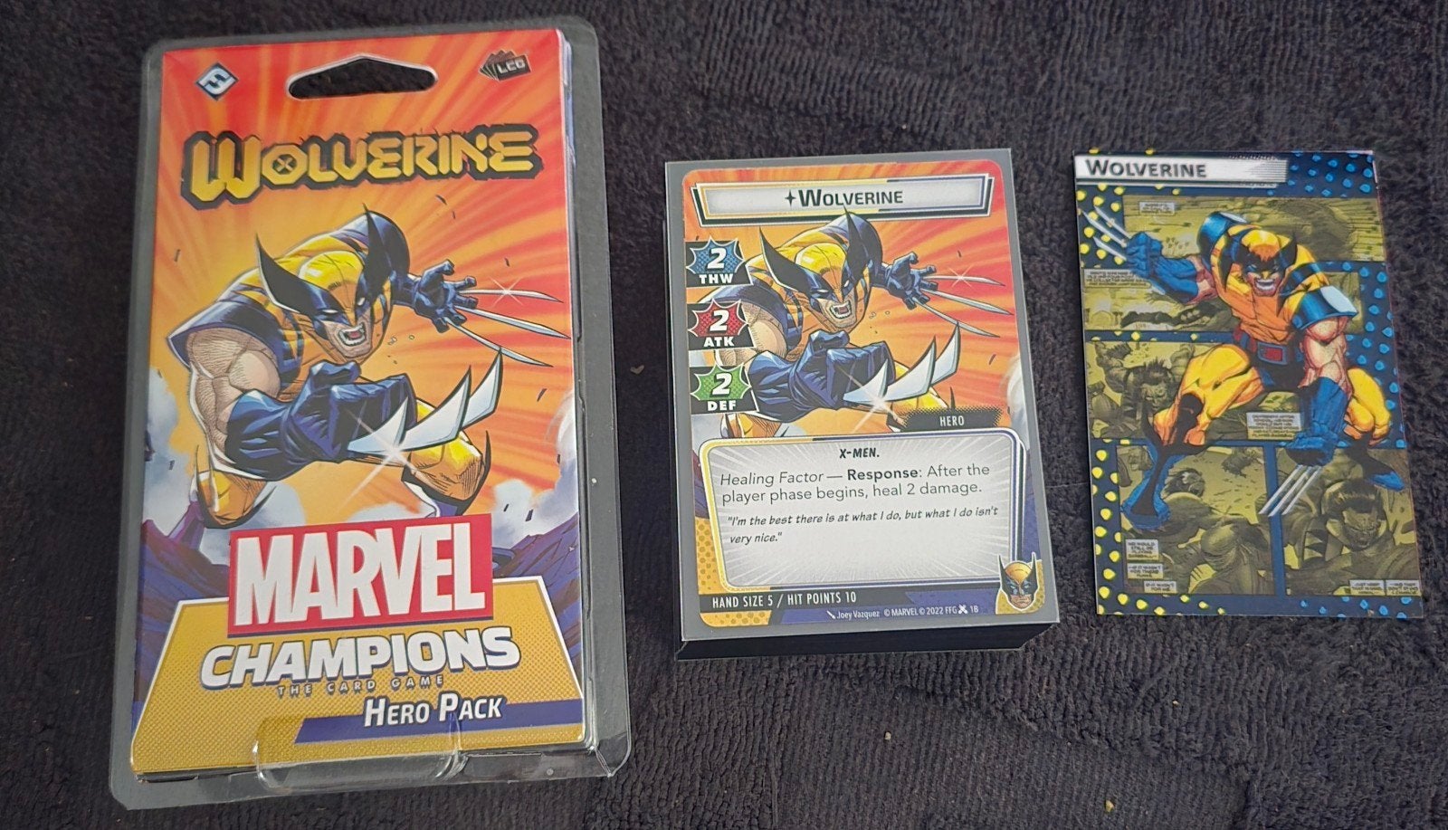 Marvel Champions Hero Pack: Wolverine (sleeved), Ophalen of Verzenden, Nieuw, Speeldeck