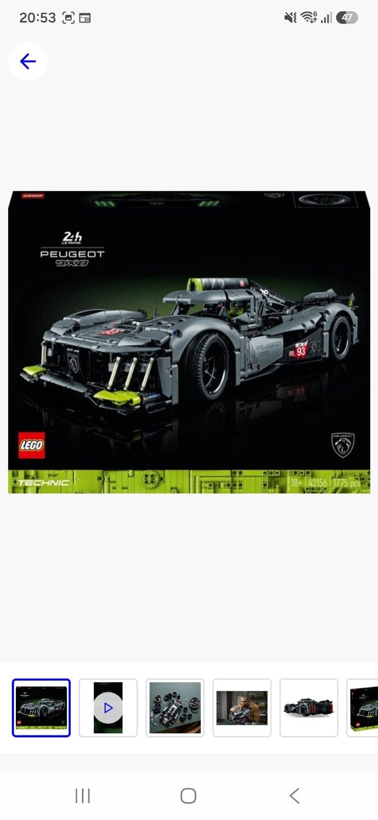 Lego technic 42156 nieuwe, Ophalen of Verzenden, Nieuw