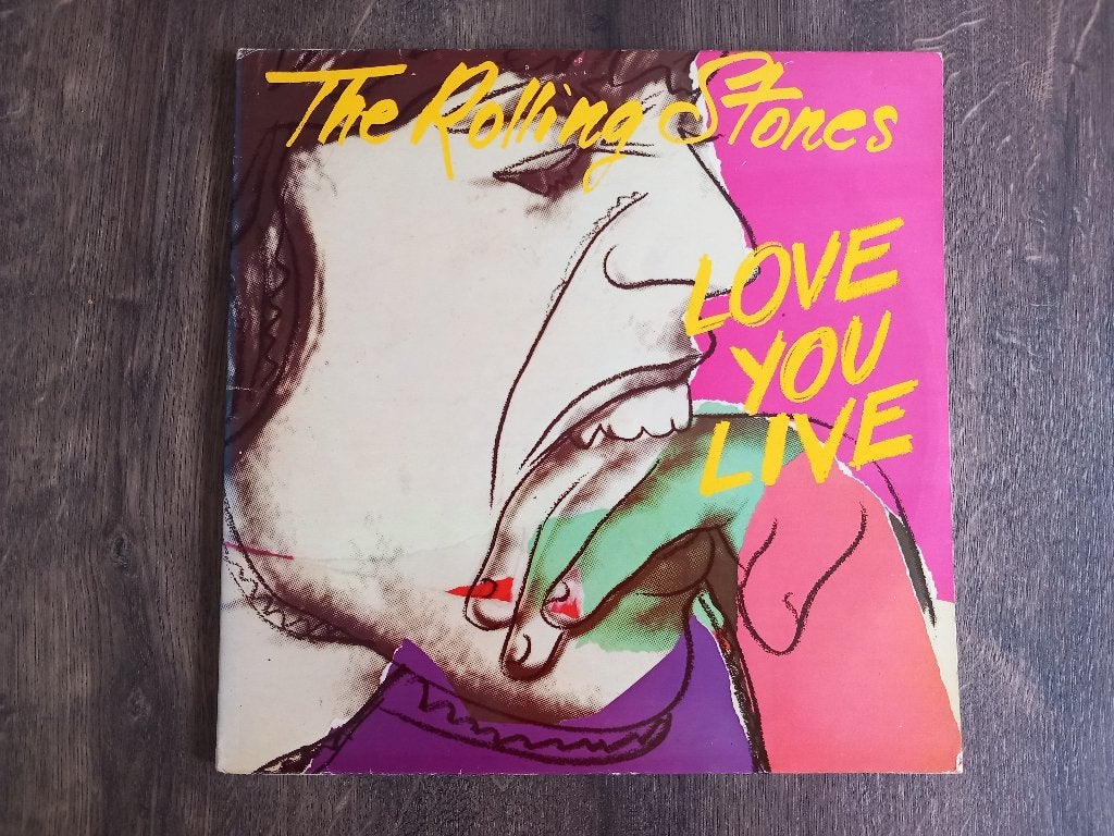 2LP  The Rolling Stones - Love you live (1977), Cd's en Dvd's, Vinyl | Rock, Ophalen of Verzenden, Zo goed als nieuw, Classic Rock