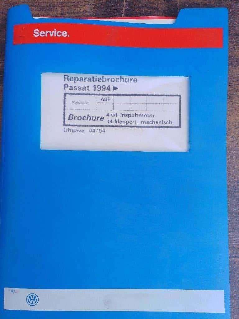Vw Passat B4 dealer werkplaatsboek 2.0 16V motor ABF, Verzenden, Gelezen, Volkswagen