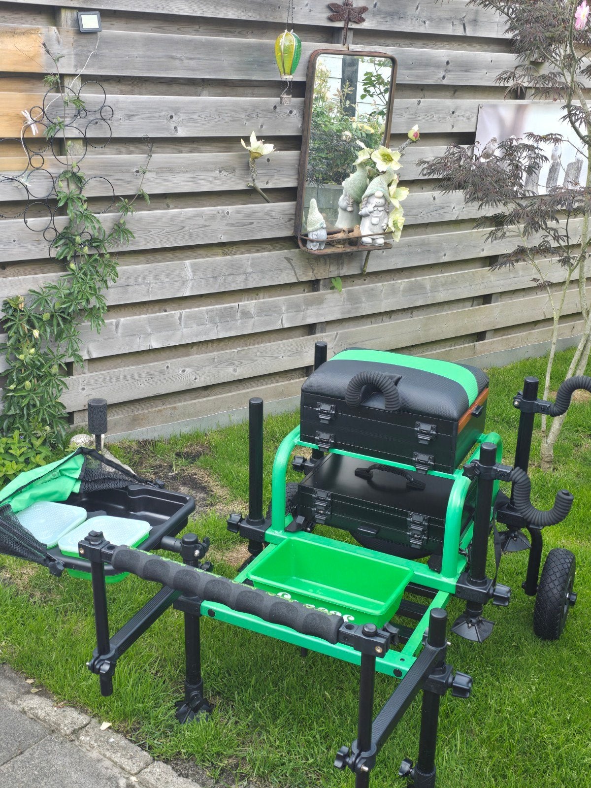 Sensas Jumbo 3100 Seabox met accessoires, Ophalen, Zo goed als nieuw, Koffer of Tas