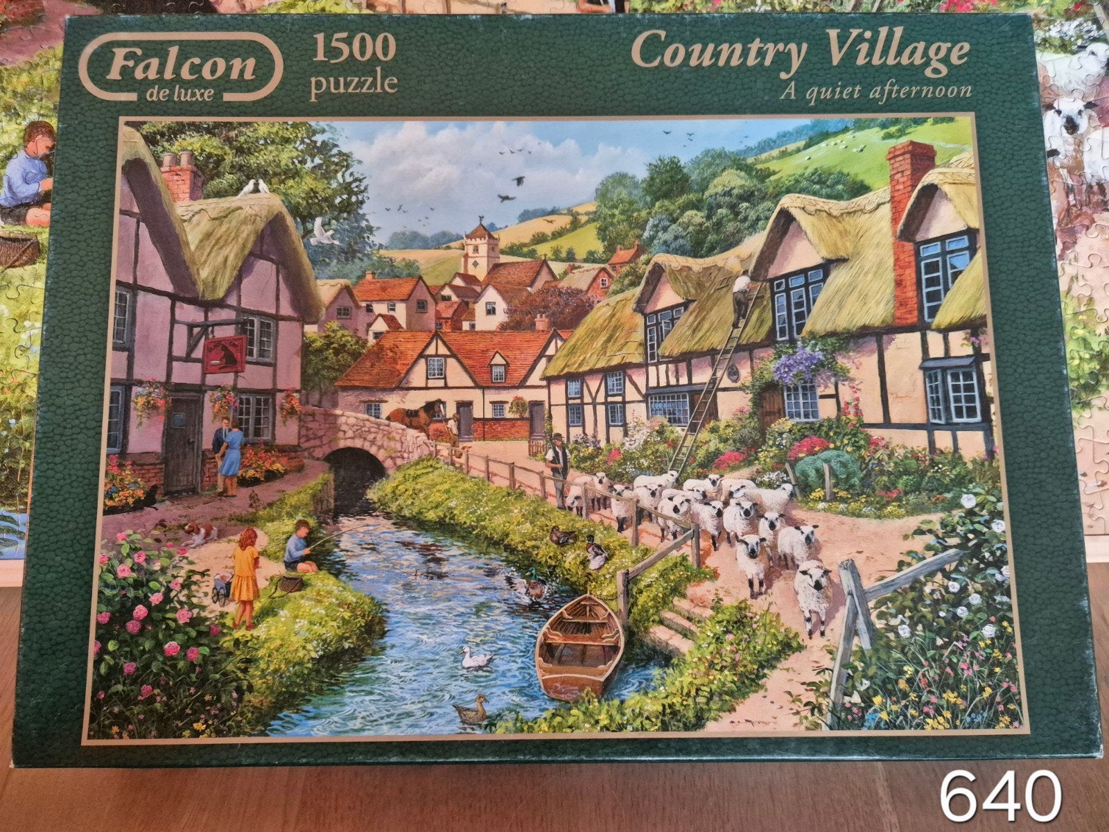 Falcon 1500. Country village. A quiet afternoon., Ophalen of Verzenden, Meer dan 1500 stukjes, Zo goed als nieuw, Legpuzzel