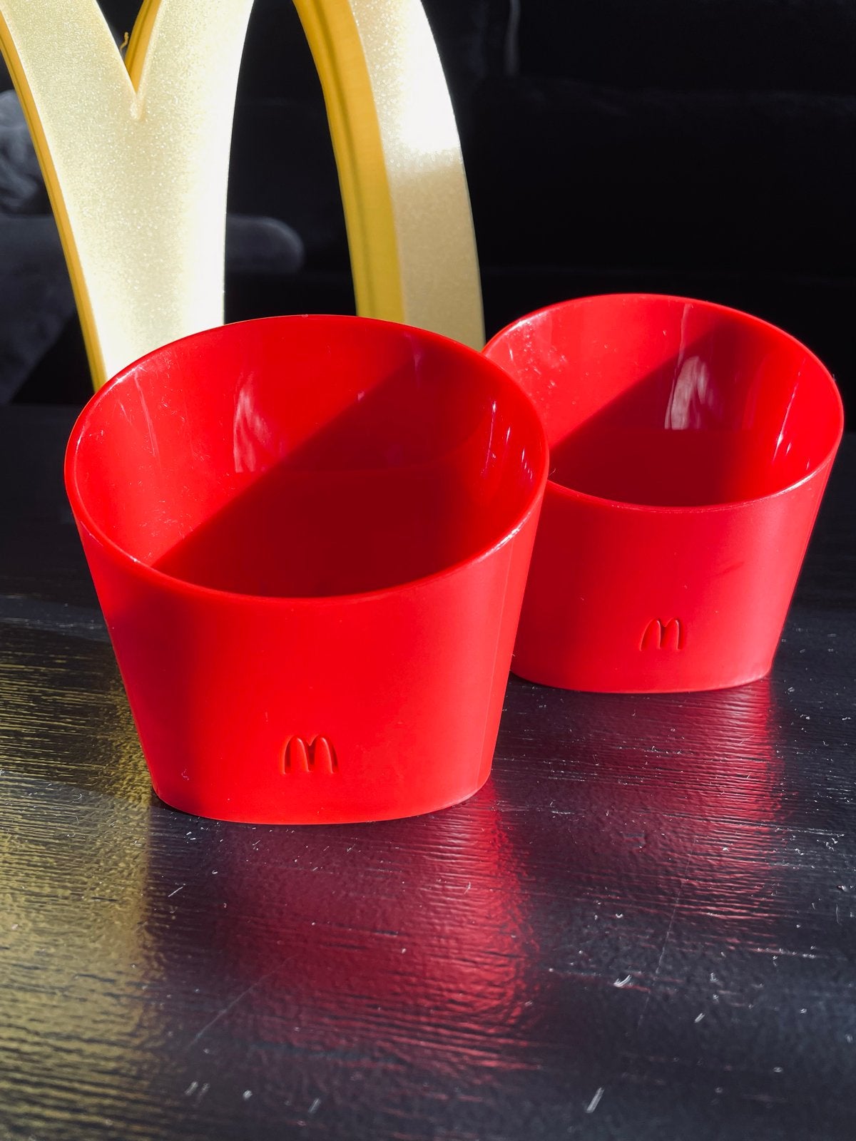 McDonald's herbruikbare friethouders, Ophalen of Verzenden, Zo goed als nieuw