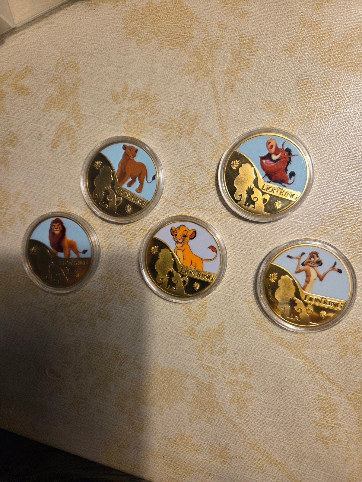 Disney The Lion King Munten Set - Simba, Pumbaa, Timon, Verzamelen, Ophalen of Verzenden, Nieuw