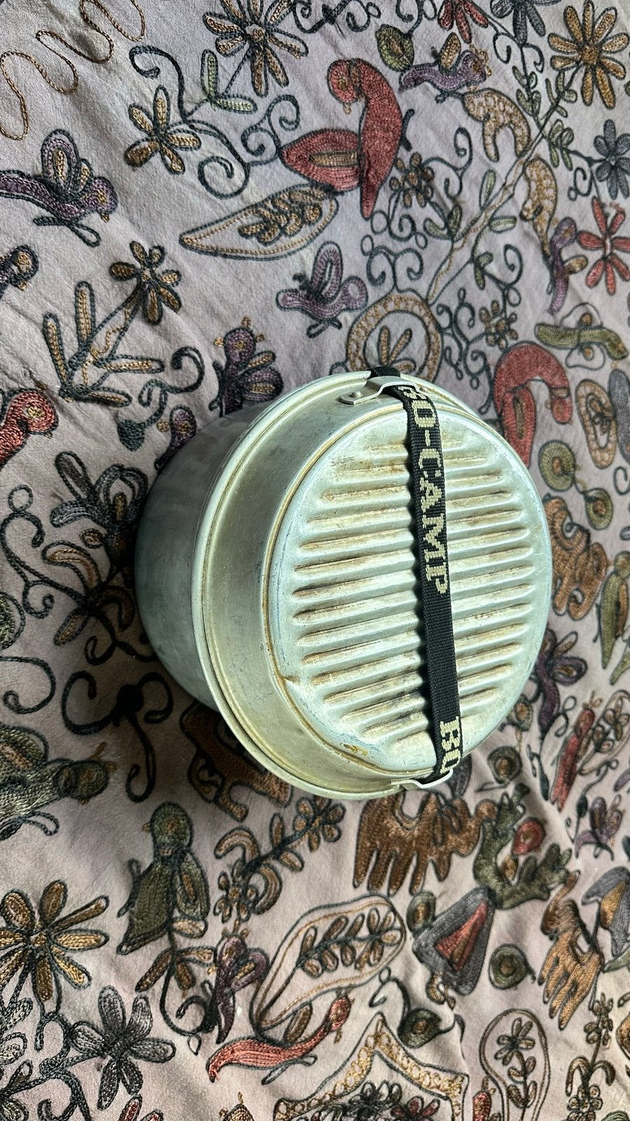 Bouwkamp vintage kampeer pannetjes, Ophalen of Verzenden, Campingstoel