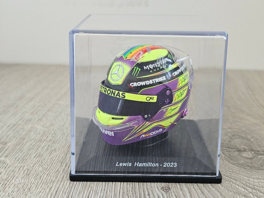 SALE: Helm 1:5, L. Hamilton, 2023, SPARK. <NIEUWSTAAT>, Ophalen of Verzenden, Zo goed als nieuw, Formule 1