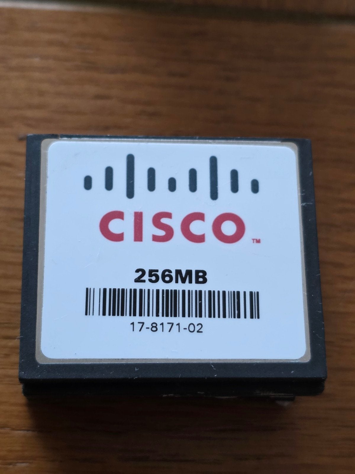 Cisco Compact Flash Kaart 256MB  Opslag voor Netwerkapparat, Gebruikt, Cisco, Compact Flash (CF), Overige