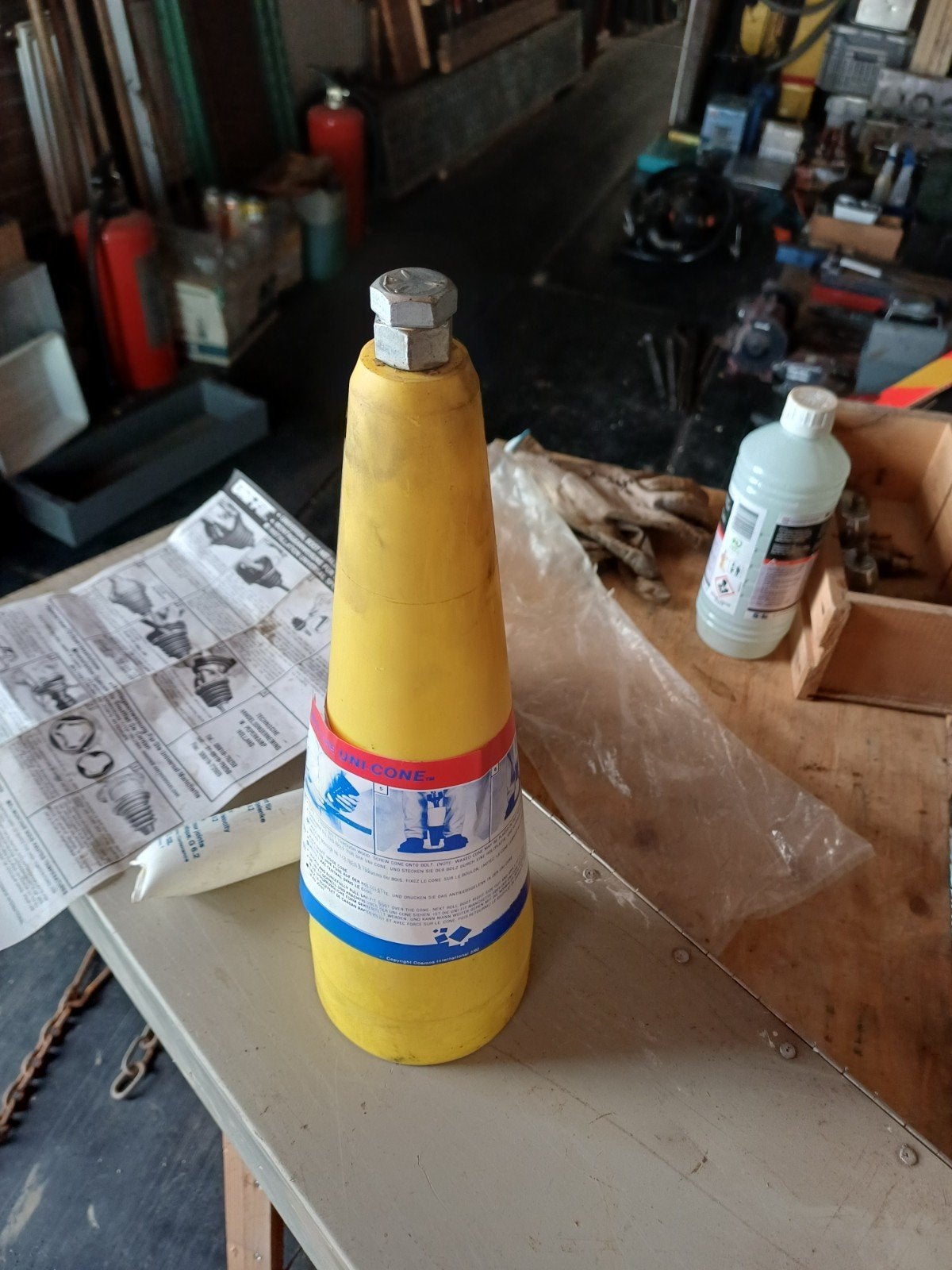 Aandrijf rubbers hulpmiddel, Ophalen
