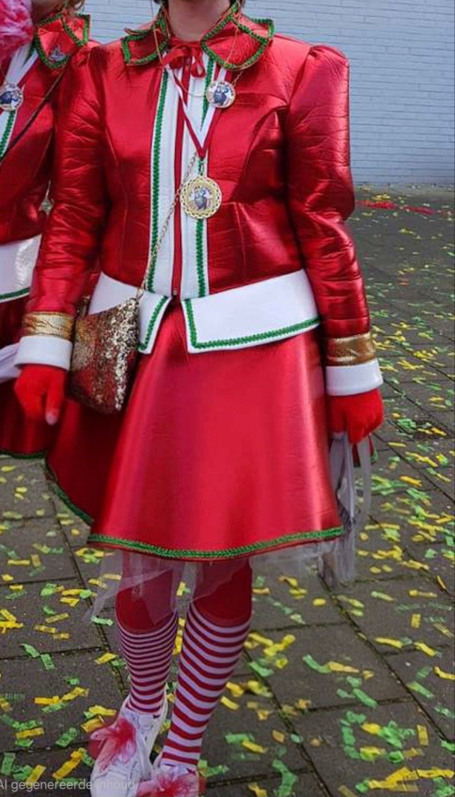 Carnavalspakje jasje en rok - maat M, Ophalen of Verzenden, Zo goed als nieuw