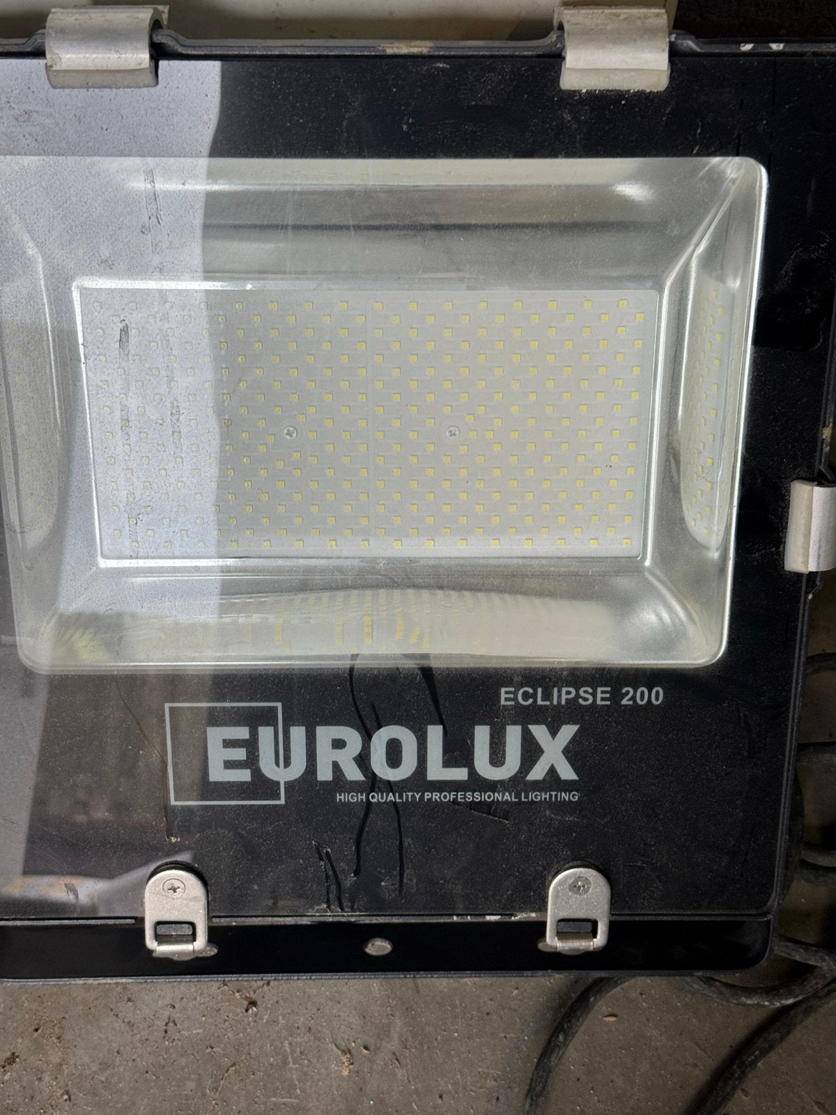 Eurolux LED Eclipse 200W bouwlamp, Ophalen of Verzenden, Gebruikt, 200 tot 500 watt, Armatuur