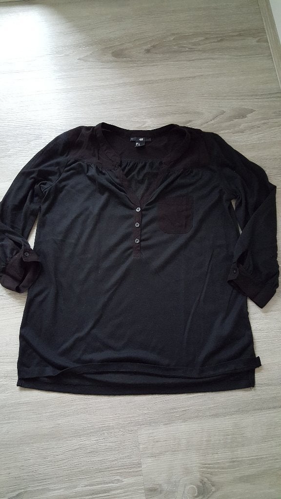 Zwart blousje van H&M maat xs, H&M, Zwart, Ophalen of Verzenden, Maat 34 (XS) of kleiner