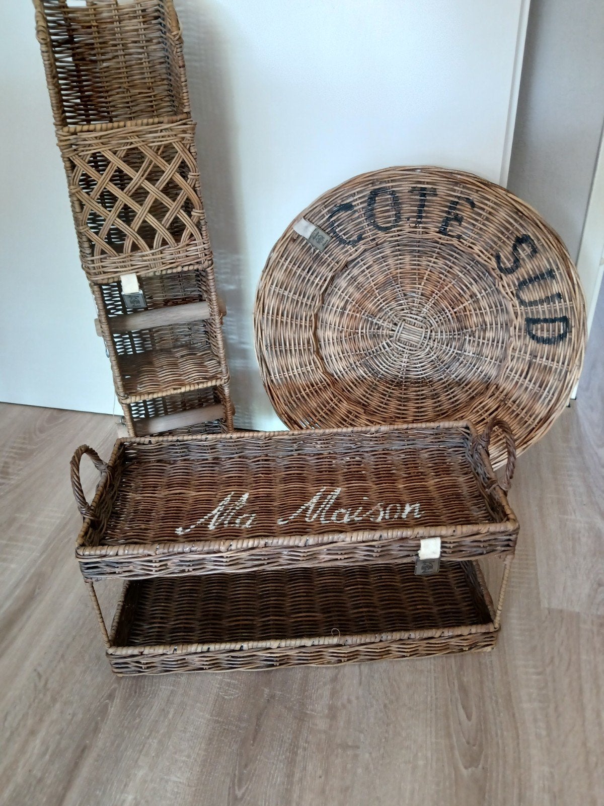 Riviera maison rattan 50 euro set, Ophalen, Gebruikt