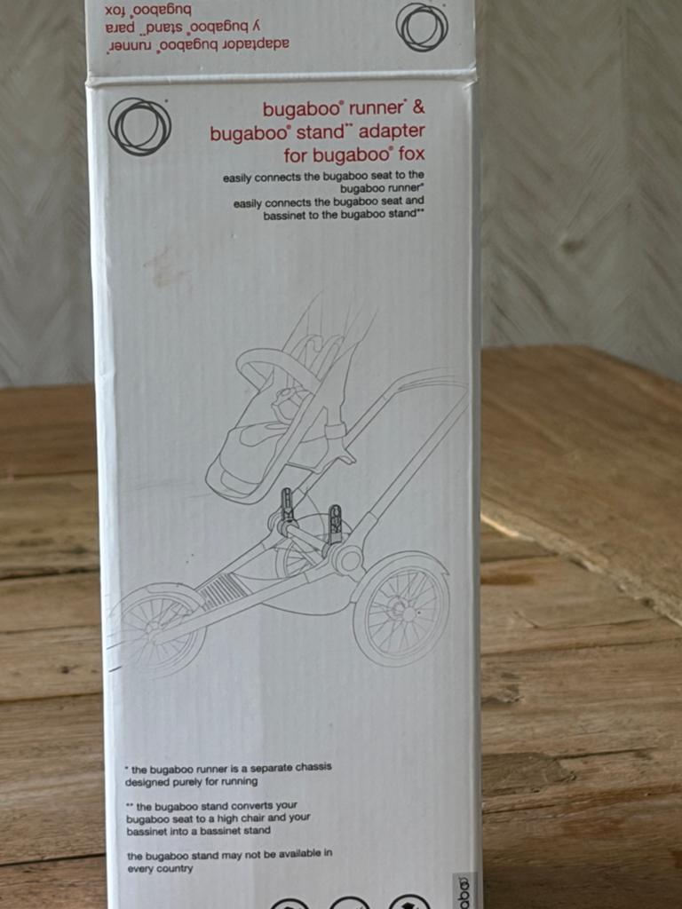 Bugaboo Runner & Bugaboo Stand Adapter voor Fox, Ophalen of Verzenden, Nieuw, Kinderwagen, Bugaboo