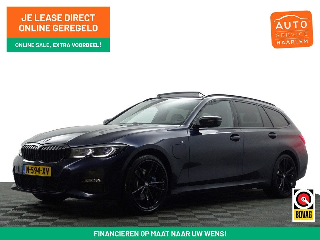 BMW 3 Serie Touring 330e M Sport Shadowline Aut- Panoramadak, Automaat, 1998 cc, Achterwielaandrijving, Gebruikt