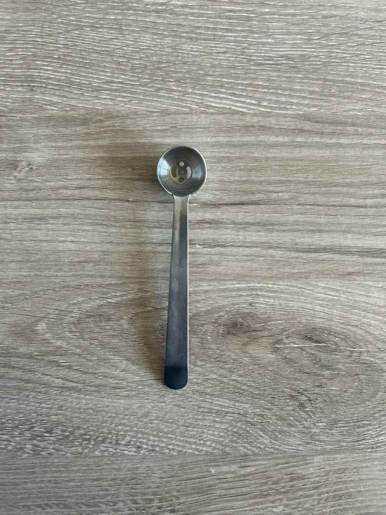 Olijvenlepeltje, Huis en Inrichting, Keuken | Bestek, Ophalen, Gebruikt, Los bestek, Rvs of Chroom