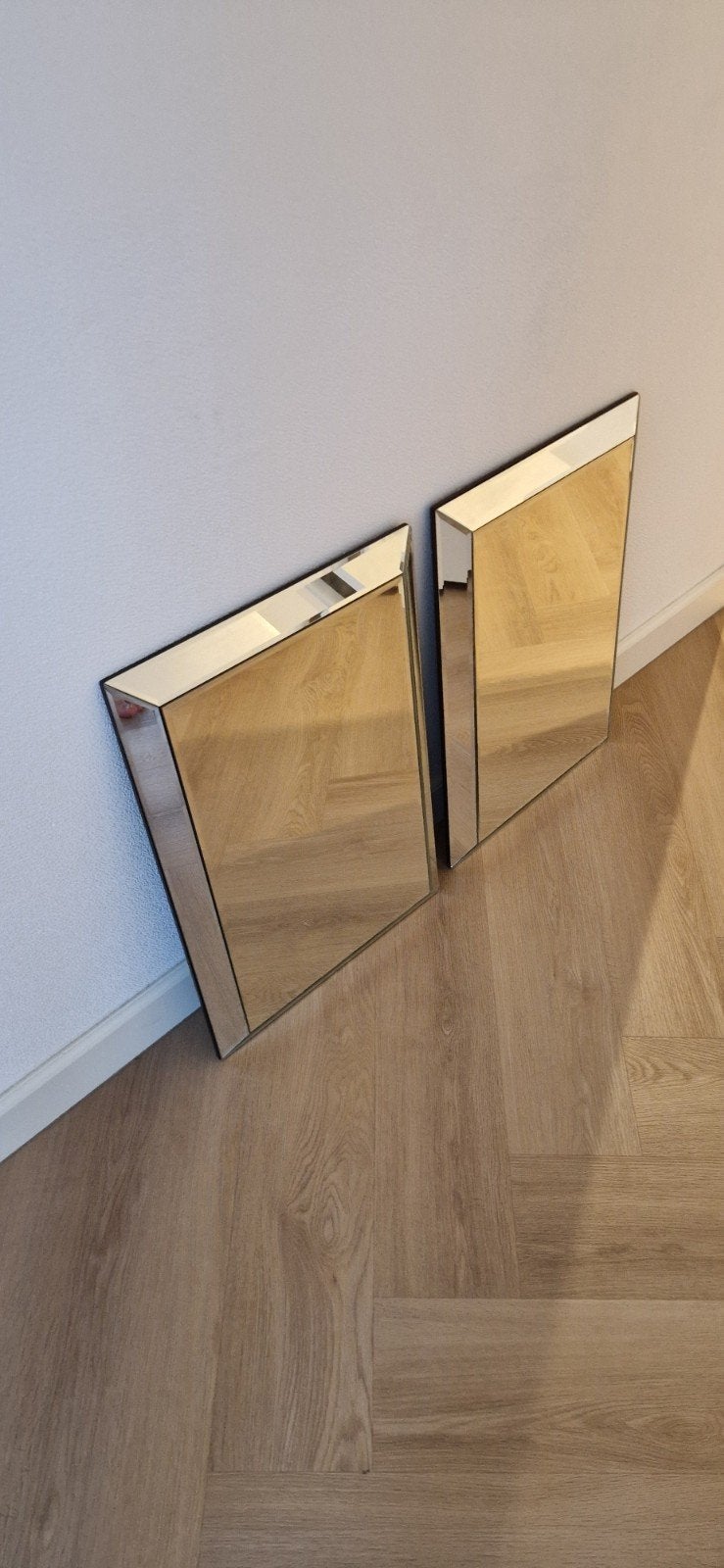 Twee nieuwe Zara Home spiegels - met prijskaartje, Huis en Inrichting, Ophalen, Nieuw, Minder dan 100 cm, Rechthoekig