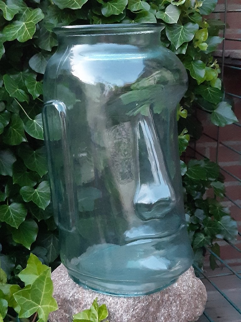 Vaas Moai Tiki hoogte 35 cm uitmuntende staat, Ophalen of Verzenden