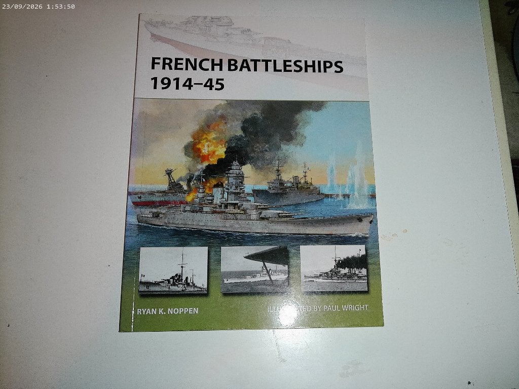 Boek osprey - French Battleships 1914-45, Ophalen of Verzenden, Tweede Wereldoorlog, Zo goed als nieuw, Marine