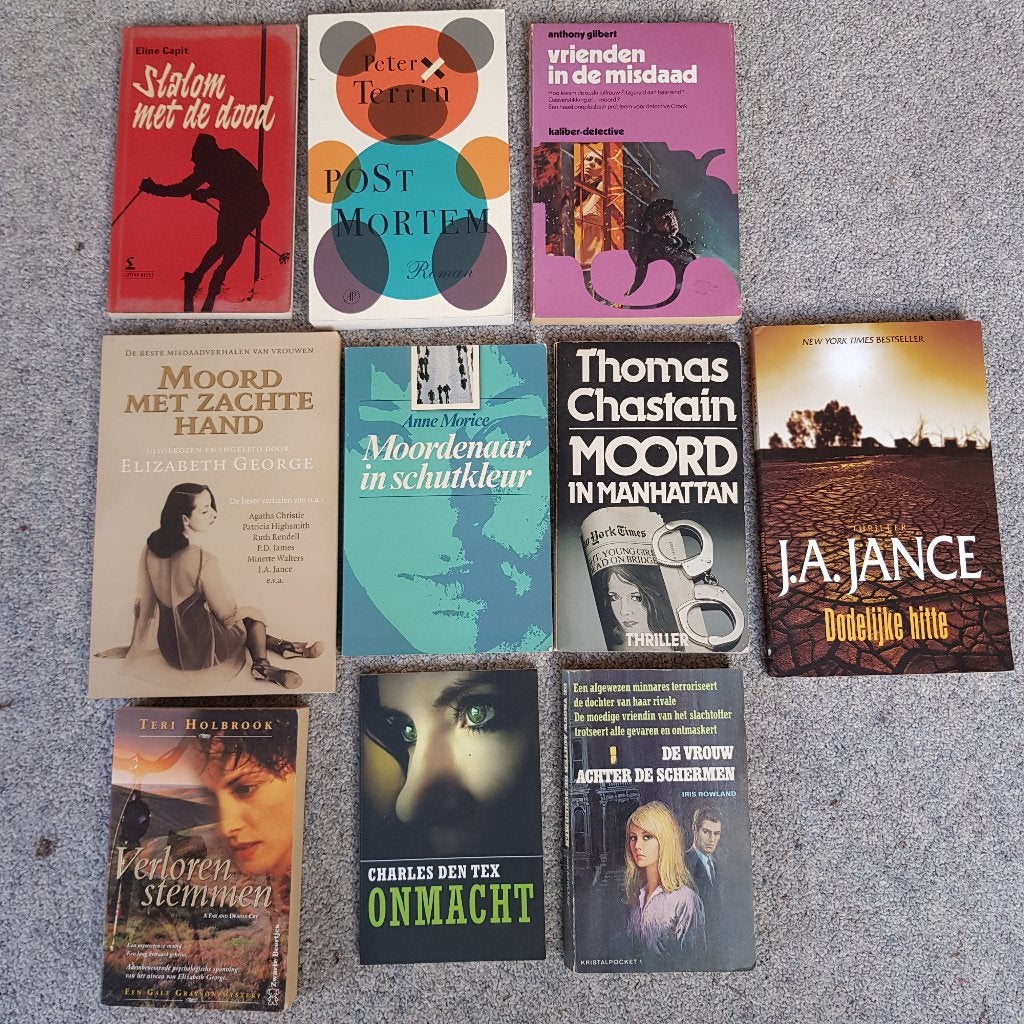 5 Thrillers, Diverse schrijvers, Ophalen of Verzenden, Zo goed als nieuw, Diverse auteurs