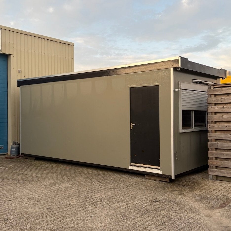 Kantoorunit met airco’s - schaftunit - woonunit - keet, Ophalen