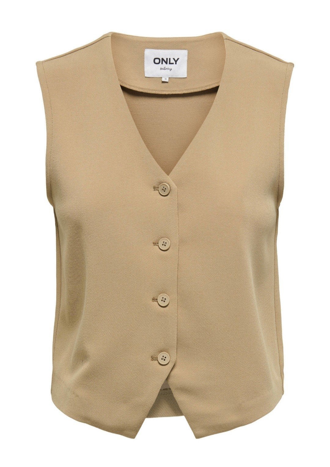 Only gilet ~nieuw~ beige bruin maat 40, Maat 38/40 (M), Only, Verzenden, Beige