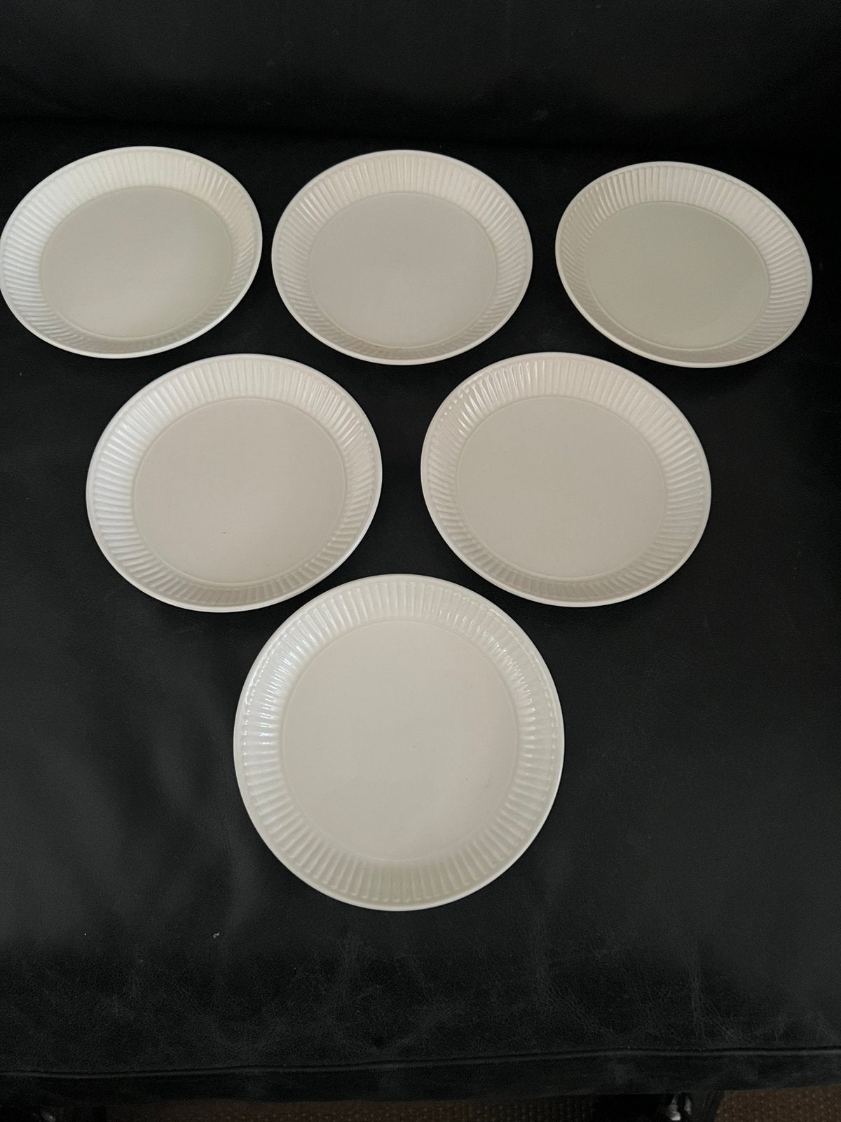 6 wedgwood edme cakebordjes met opstaande rand, Ophalen, Zo goed als nieuw, Bord(en), Wedgwood