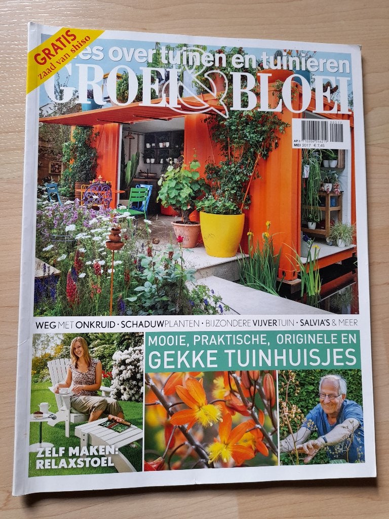 TIJDSCHRIFT GROEI EN BLOEI MEI 2017, Boeken, Tijdschriften en Kranten, Ophalen of Verzenden, Zo goed als nieuw, Wetenschap en Natuur