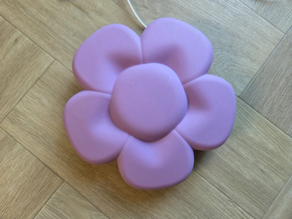 Bloem lamp paars Ikea, Kunststof, Gebruikt, IKEA, Paars