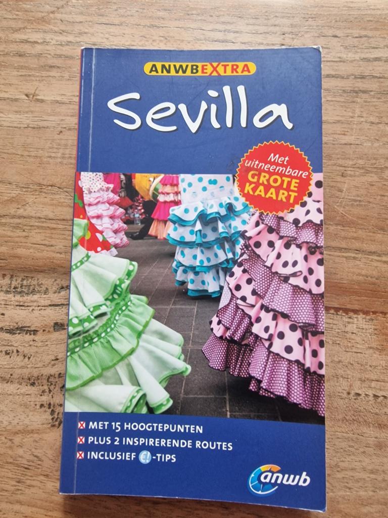 ANWB Extra Reisgids Sevilla met Grote Kaart, Europa, Ophalen of Verzenden, Zo goed als nieuw, Reisgids of -boek
