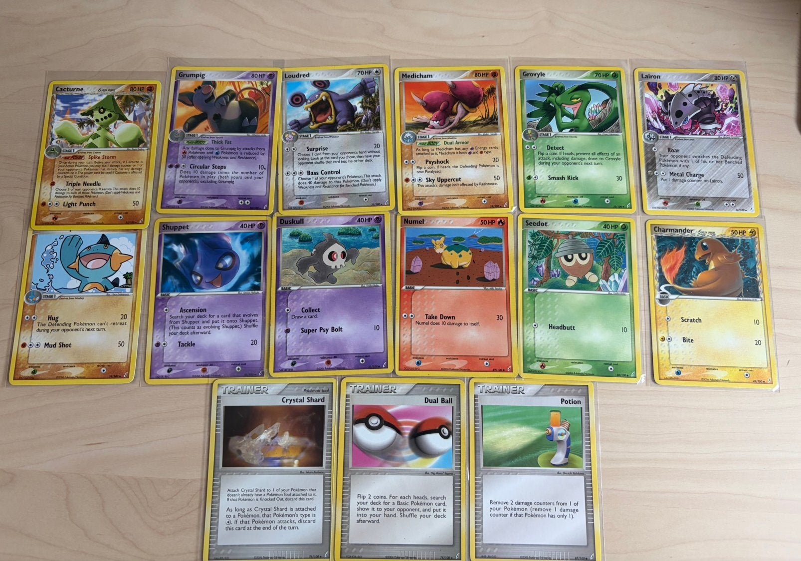 Pokémon EX Crystal Guardians Bulk – 15 Kaarten – Near Mint, Ophalen of Verzenden, Zo goed als nieuw, Meerdere kaarten