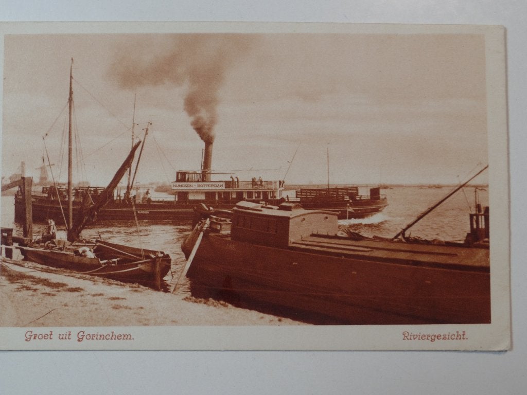 Gorinchem schepen, Ophalen of Verzenden, 1920 tot 1940, Ongelopen, Zuid-Holland