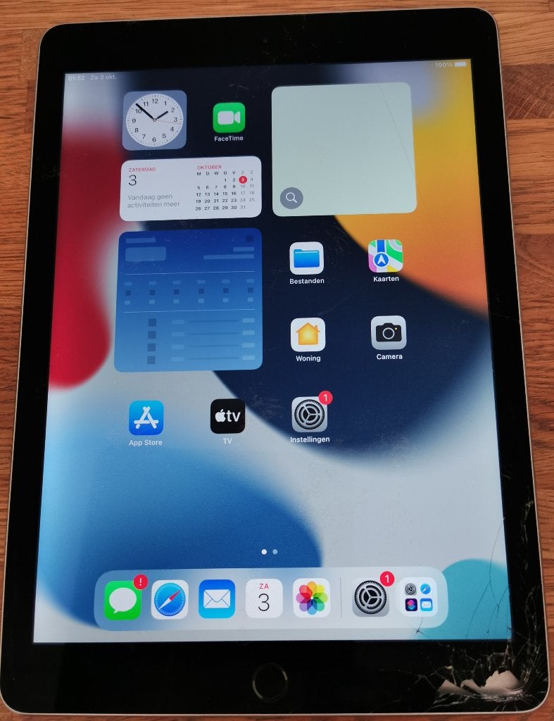 Apple iPad Air 2 | A1566 | 32 GB | scherm gebarsten, Computers en Software, Gebruikt, 32 GB, Apple iPad Air, Wi-Fi