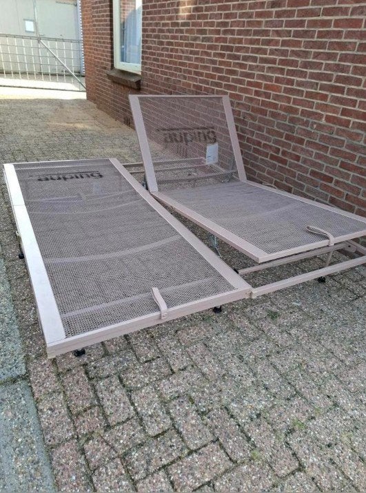 Auping bedbodems 180x200 (2x 90x200), Ophalen, Tweepersoons, Zo goed als nieuw, Bedbodem