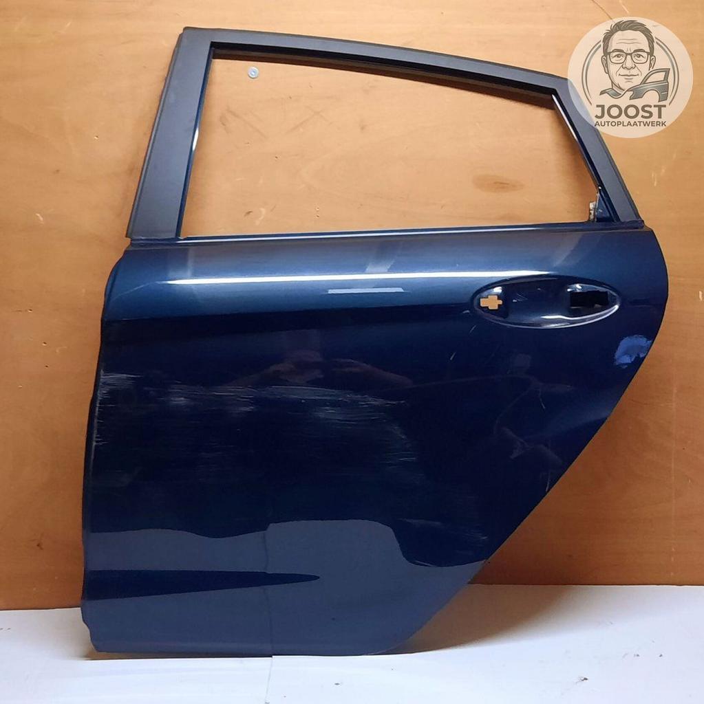 Portier deur linksachter Ford Fiësta 5-drs 2008-2017, Gebruikt, -, Deur, Ophalen of Verzenden